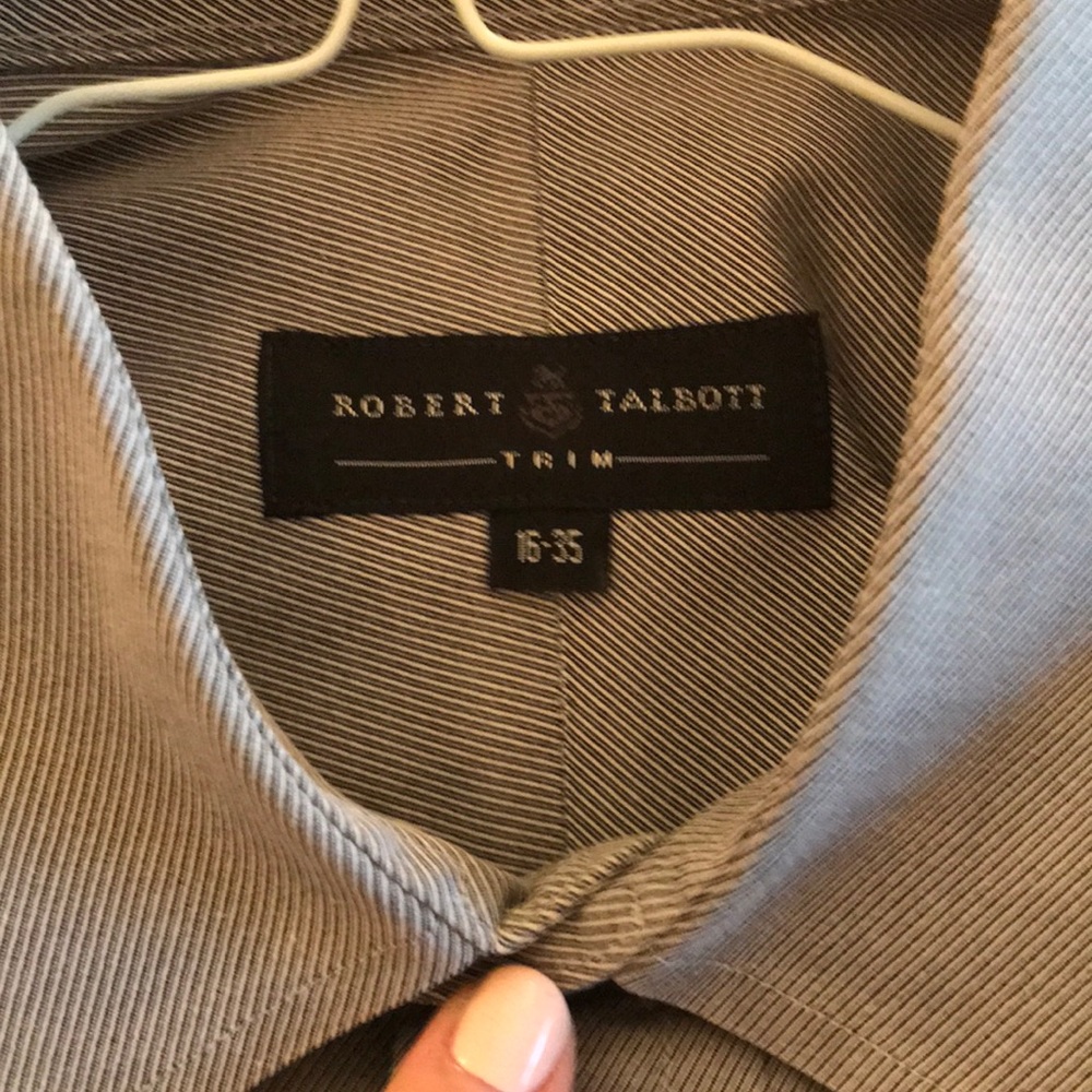 Robert Talbott Button Down Shirt 16” 35” - image 2